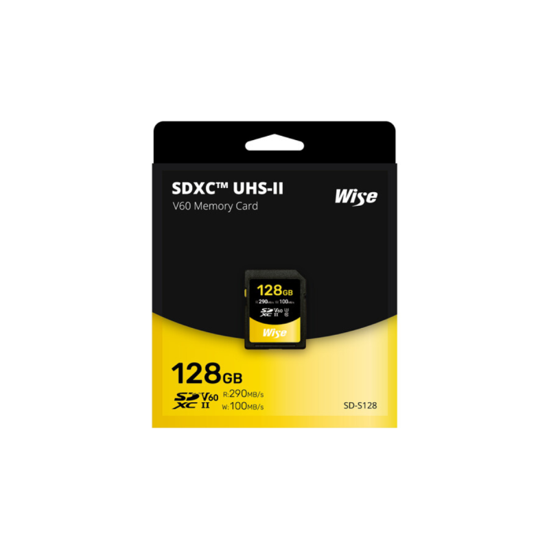 Wise Advanced SDXC UHS-II V60 Memory Card - 128GB