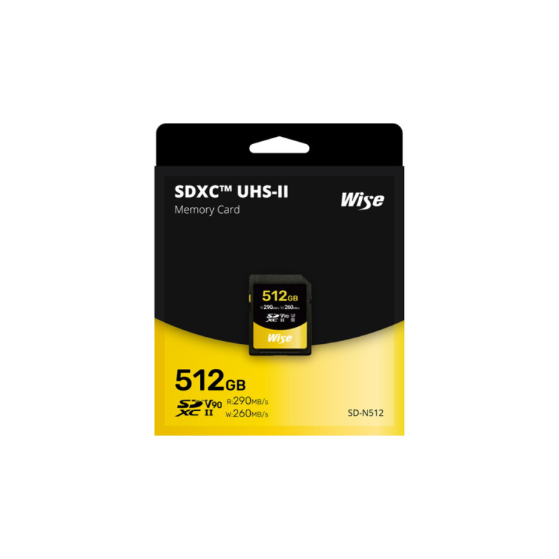 Wise SDXC UHS-II V90 512GB