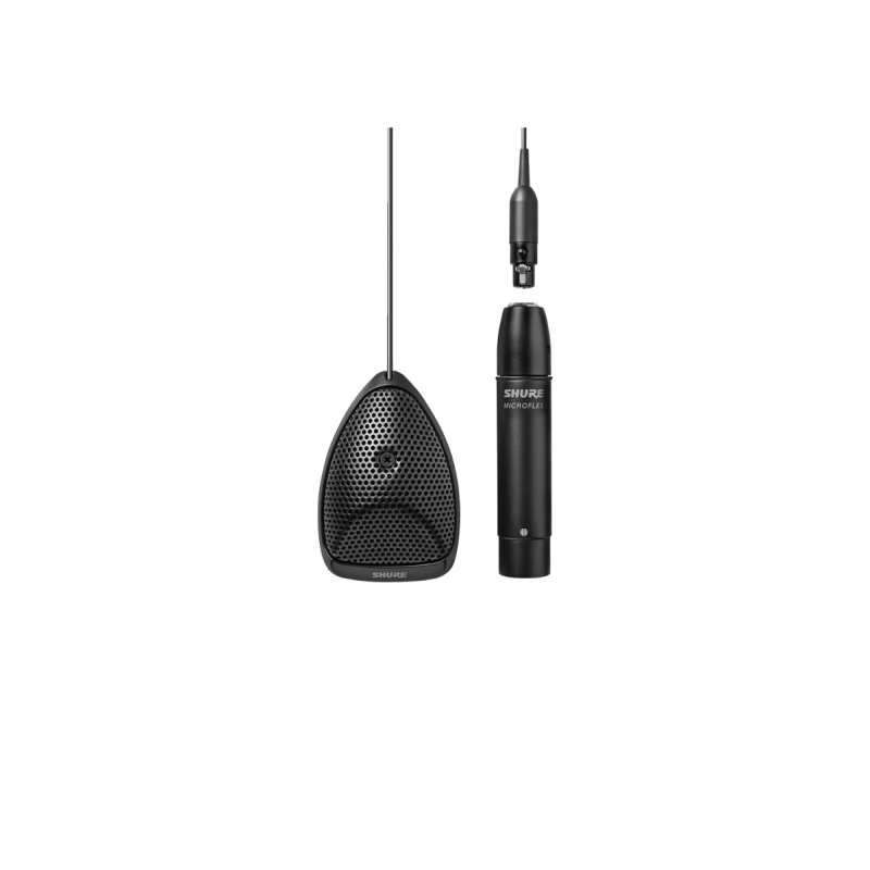 Shure MX391/O Micro à effet de surface a capsule Omni - Noir