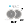 Apart HP rond,  3'' / dble cone / 6W-100V,  blanc