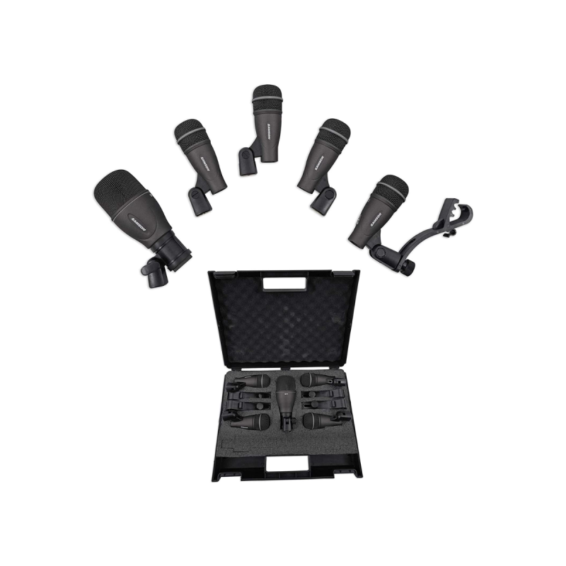 Samson DK705 - Pack 5 microphones dynamiques pour batterie - en étui