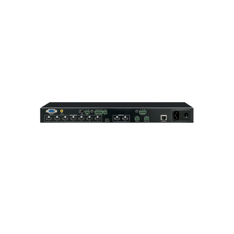 Kramer Sélecteur/scaler 10 entrées (7 HDMI, 1 USB-C, 1 VGA , 1 CV