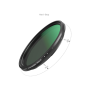 Smallrig Attachable VND Filter Kit ND2-ND32 (1-5 Stop) T-mount 67mm