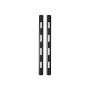 Kondor 1" PPSH 15mm Rod (Threaded, Raven Black) - 2 Pack