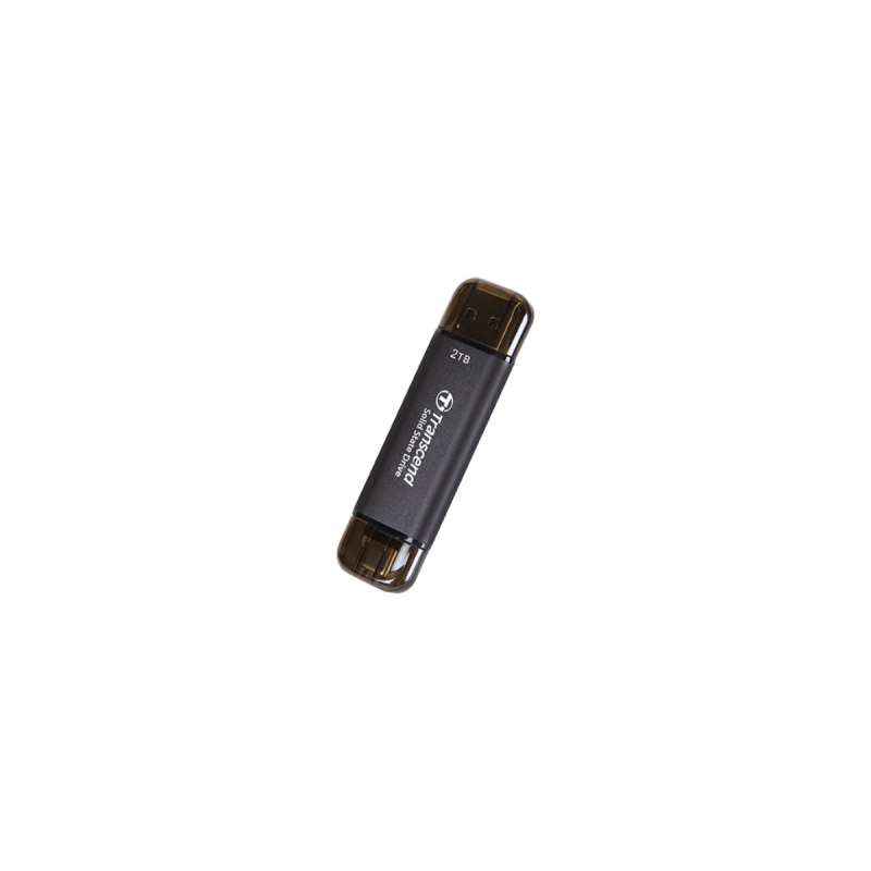 Transcend 512GB External SSD ESD310C USB 10Gbps Type C/A Black