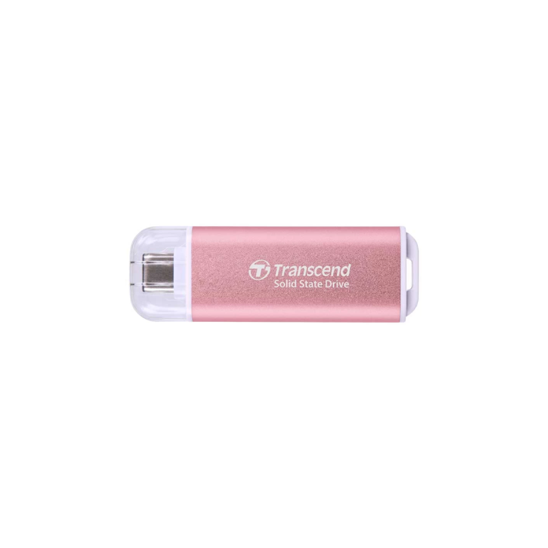 Transcend 1TB USB External SSD ESD310P USB 10Gbps Type C/A Pink