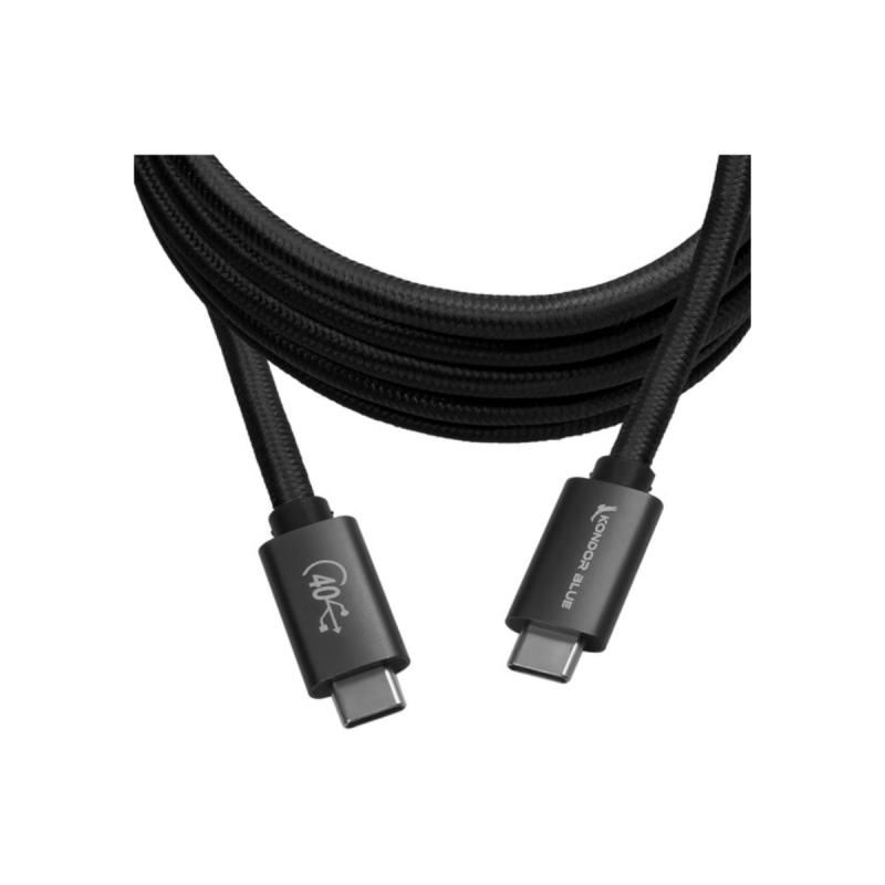 Kondor TBT 4 USB 4.0 C Cable Blazing 40G Speeds 5A 100W Straight 6ft