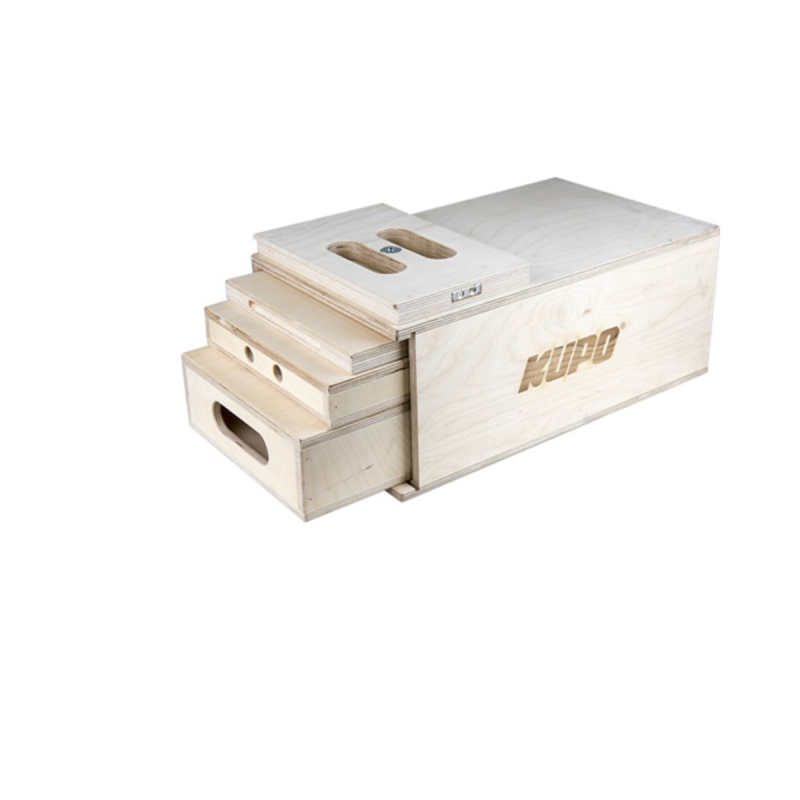 KUPO Kit de 4 grosses cales Nesting Apple Box Set emboitable