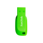 Sandisk Clé USB 2.0 "Cruzer Blade", 16GB, Vert