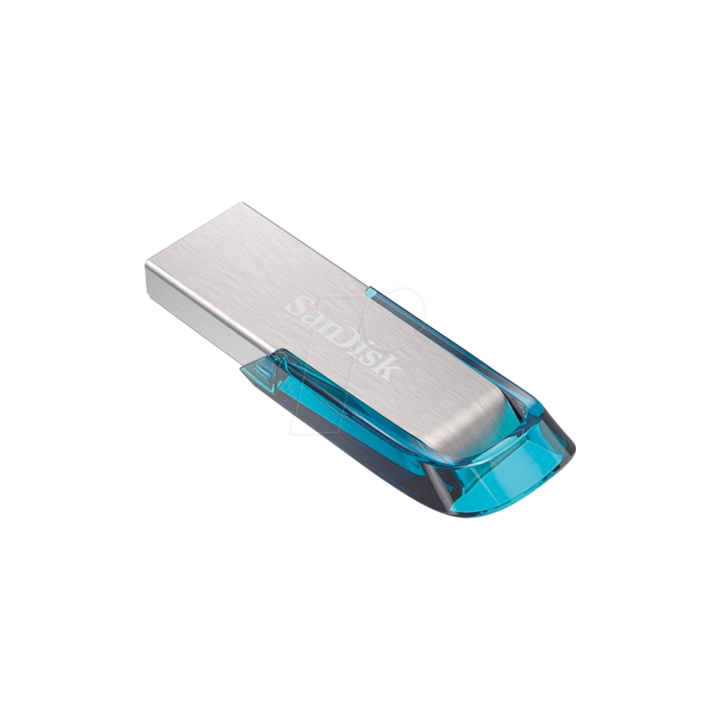 Sandisk Clé USB 3.0 "Cruzer Ultra Flair", 128GB, Bleu tropical