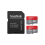 Sandisk Carte M.SDHC Ultra 32GB + Adpt SD (120MB/s Class 10 A1) x2