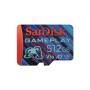 Sandisk Carte MicroSDXC Gameplay 512GB 190mb/130mb V30 U3 A2