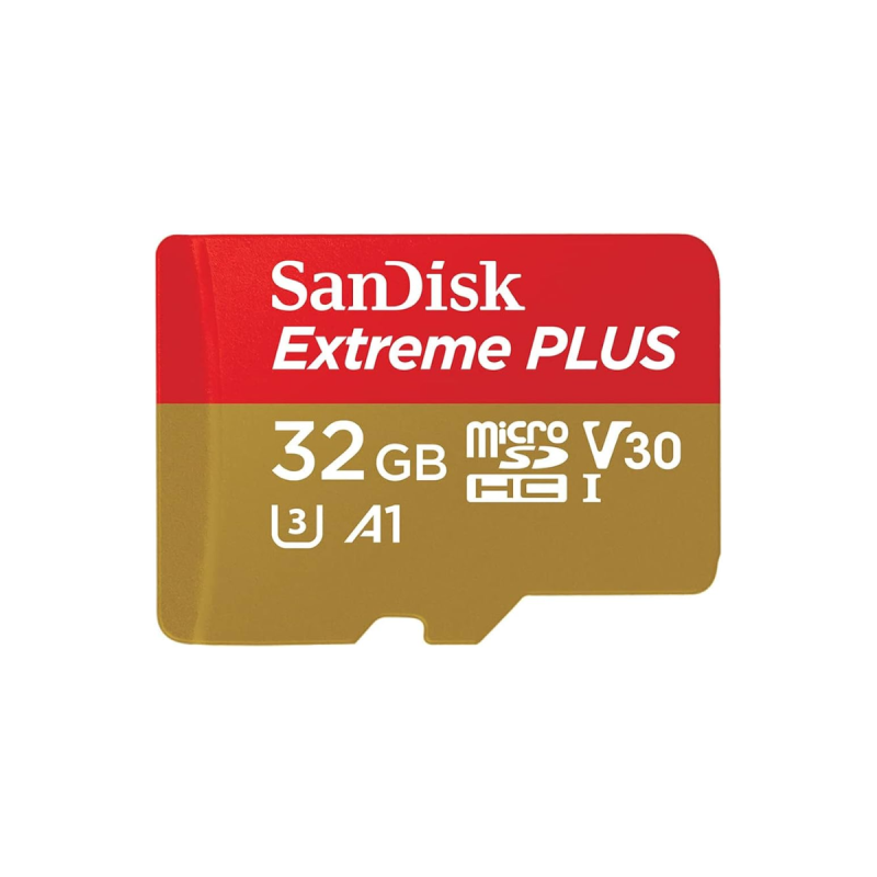 Sandisk Carte SDHC "Extreme Plus" 32GB Cl.10 UHS-I A1 V30 U3 95MB/s