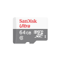 Sandisk Carte M.SDXC Ultra 64GB (A1/UHS-I/Cl.10/140MB/s) + Adp x2