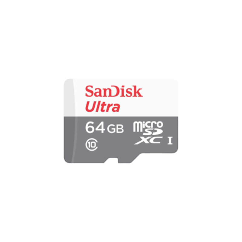 Sandisk Carté MicroSDXC "Elite Ultra", 64GB, Cl. 10, UHS-1, 100MB/s