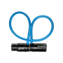 Kondor 16â€ Straight Low Profile Right Angle XLR Cable (Kondor Blue)