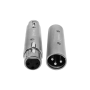 Kondor Pair of XLR Adapters M to M & F to F 3 Pin Adapters