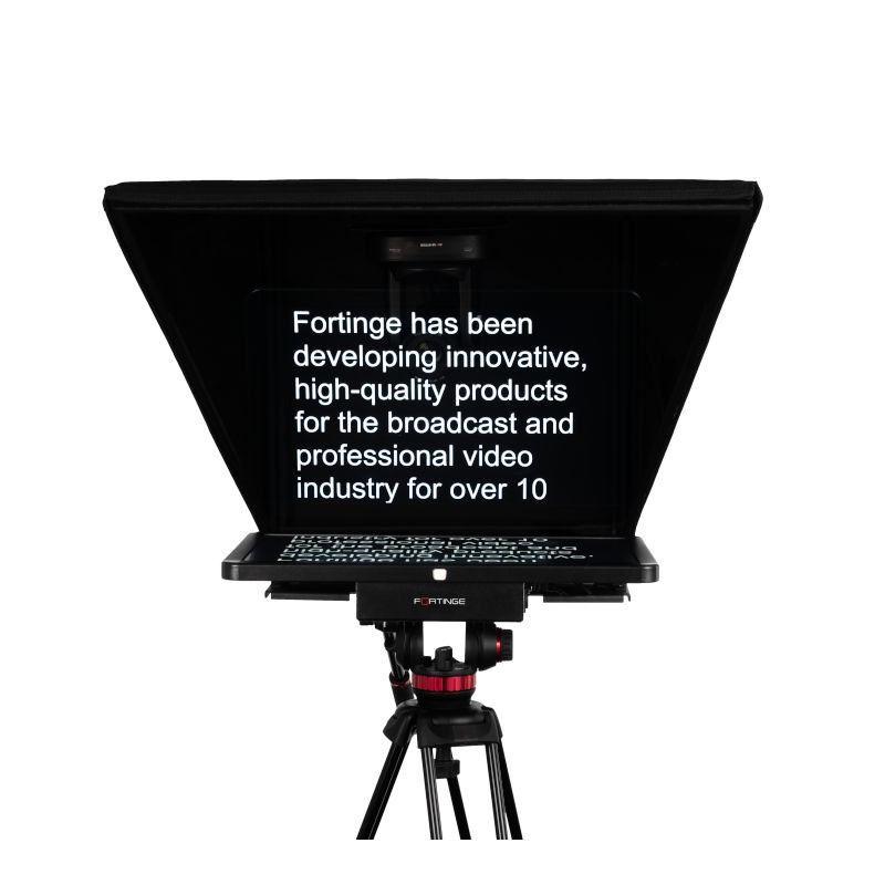 Fortinge 19" STUDIO TELEPROMPTER with IP Solution for PTZ