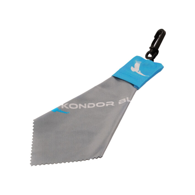 Kondor Micro Fiber Lens Wipe Cloth with Pouch and Clip