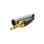 Kondor Mini XLR to 3.5MM Gold Stereo Mini Plug for BMPCC & C70