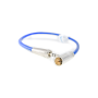 Kondor Mini XLR to 3.5MM Locking Screw Mini Plug/Lavalier Mics Blue