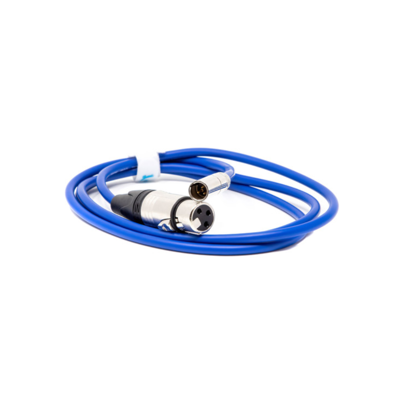 Kondor Mini XLR to XLR for BMPCC & C70 (16" | 5' | 25') - Blue, 5'