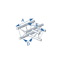 ASD Angle Alu SX290 3 Départs 90° Horizontal Forte Charge