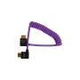 Kondor Gerald Undone Right Angle Full HDMI Cable 12"-24" Coiled