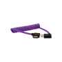 Kondor Gerald Undone Right Angle Full HDMI Cable 12"-24" Coiled