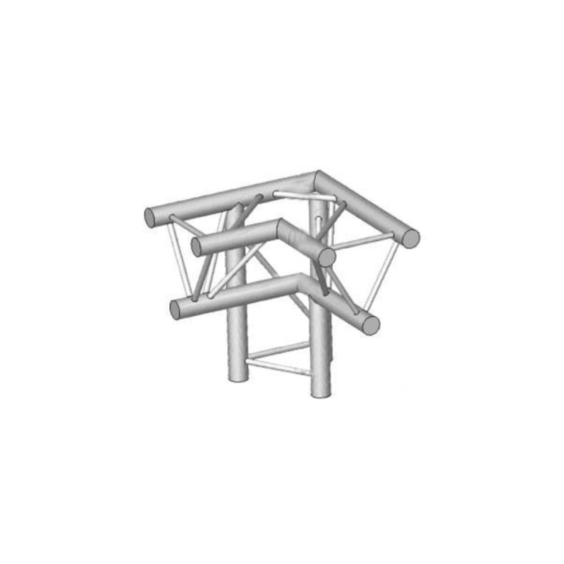 ASD Angle Alu SX290 3 Départs 90° Pied Gauche