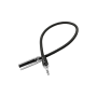 Kondor 14" Mini XLR M to 3.5mm Mono Mini Plug Audio Cable