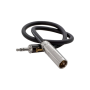 Kondor 14" Mini XLR M to 3.5mm Mono Mini Plug Audio Cable