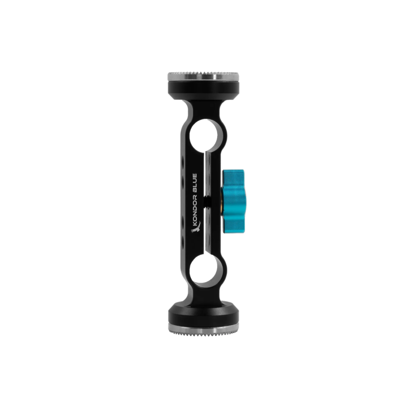 Kondor 15mm Arri Rosette Dual Rod Clamp (Black)