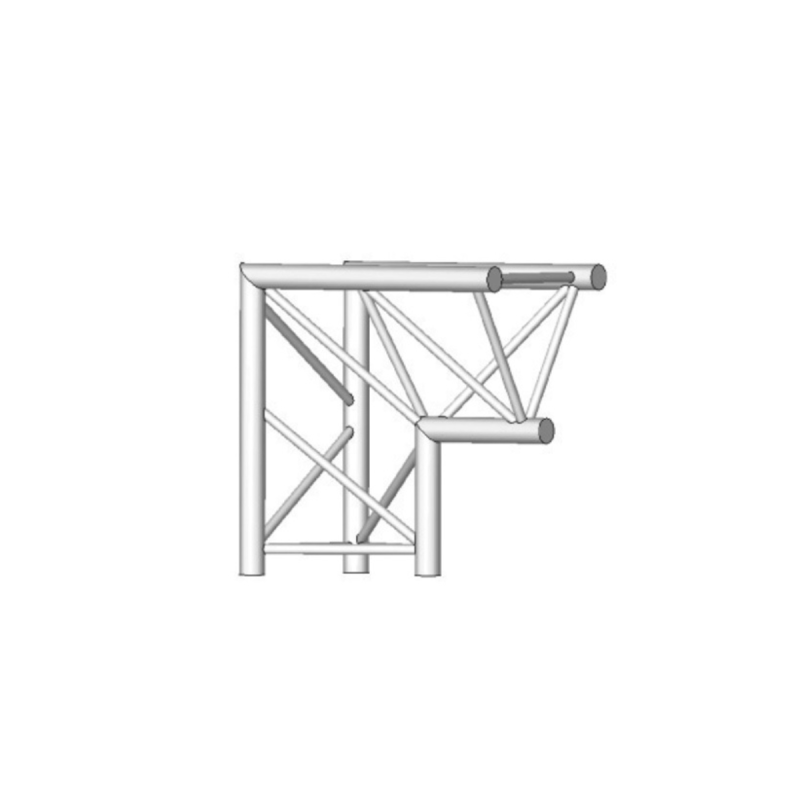 ASD Angle Alu SX390 2 Départs Pied 90°