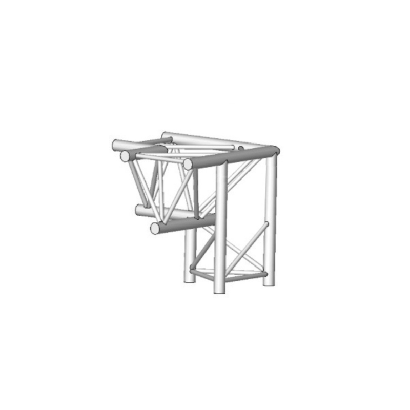 ASD Angle Alu SX390 3 Départs Pied Droit 90°