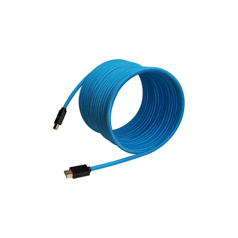 Kondor 25ft HDMI 4K 30HZ Braided Blue Cable (25ft)