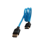 Kondor 4K HDMI 2.0 Braided Blue Cable (Kondor / 2 Feet)