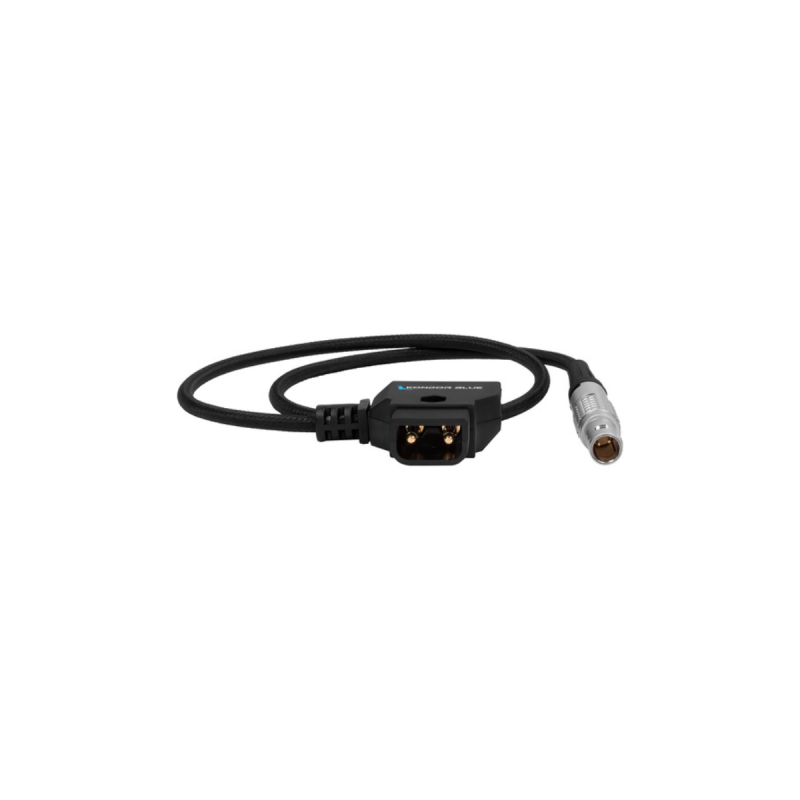 Kondor D-TAP to LEMO 2 Pin 0B Male Power Cable Black