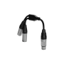 Kondor Dual Male XLR To Female XLR Audio Y Splitter Cable