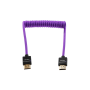 Kondor Gerald Undone MK2 Full HDMI Cable 12"-24" Coiled (Purple)