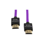 Kondor Gerald Undone MK2 Full HDMI Straight Braided Cable Purple 18"