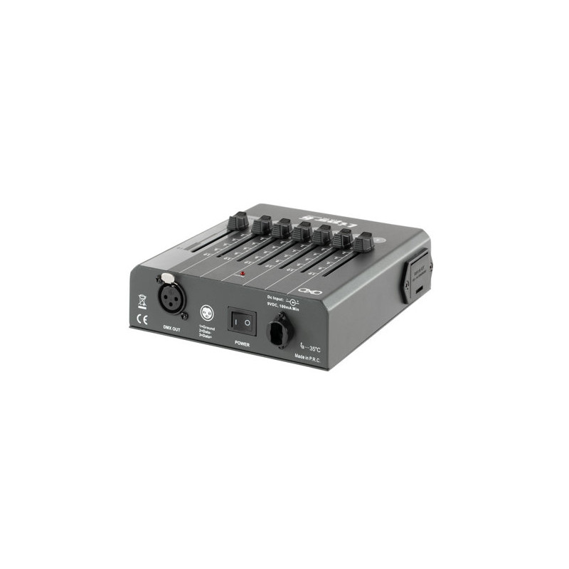 Oxo LIPS 6 - Contrôleur DMX512 XLR3 Out IP20 6 canaux avec alim.