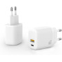 WE Chargeur secteur 2 sorties 1 USB A & 1 USB C Capacité 3A 20W blanc