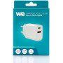 WE Chargeur secteur 2 sorties 1 USB A & 1 USB C Capacité 3A 20W blanc