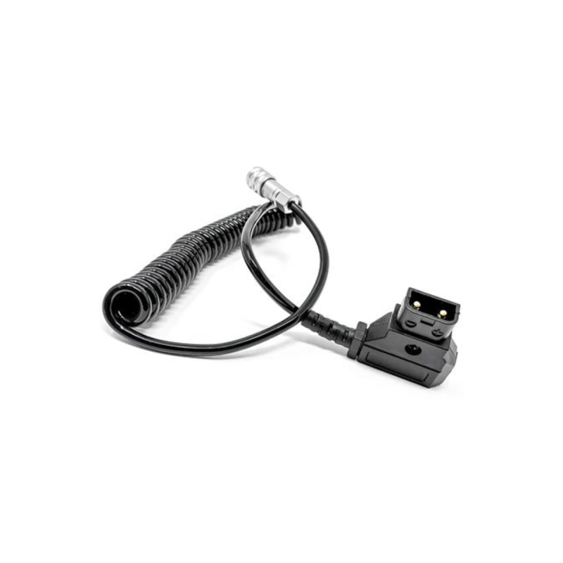 Kondor Coiled D-Tap to BMPCC 6K/4K Power Cable for Blackmagic - Black