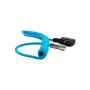 Kondor Coiled D-Tap to BMPCC 6K/4K Power Cable for Blackmagic - Blue