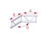 ASD Angle 135° Pour Échelle Plate 290