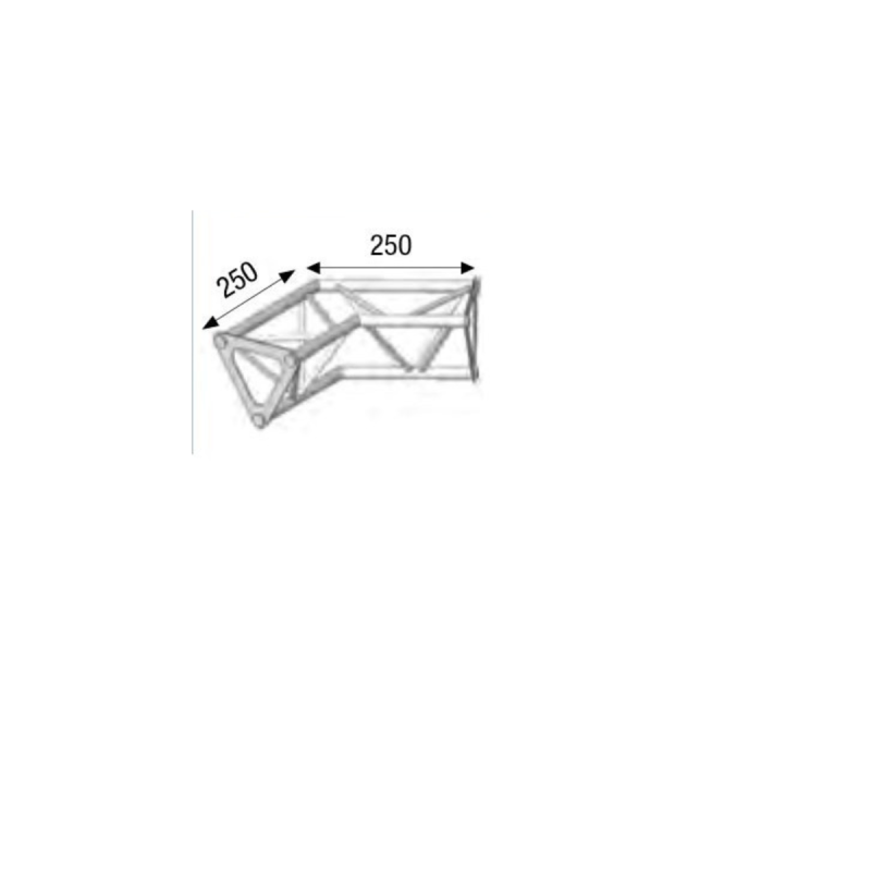 ASD Angle 2D 120° Section 150 Alu Triangulaire