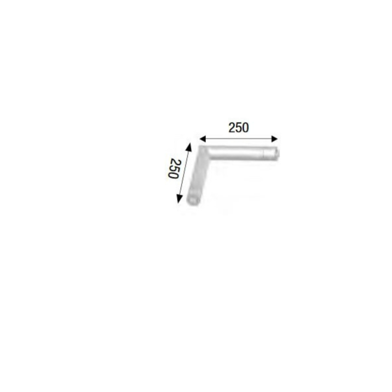 ASD Angle 2D monotube 50X2 0m25 x 0m25