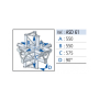 ASD Angle Alu Triangulaire 250 6 Départs